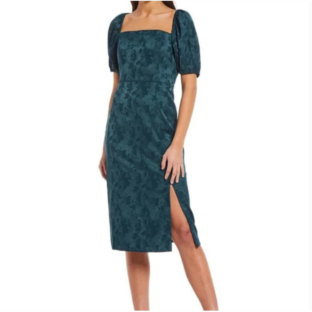 Sachin & Babi Gina Marble Textured Dress Green Size 6 NWOT